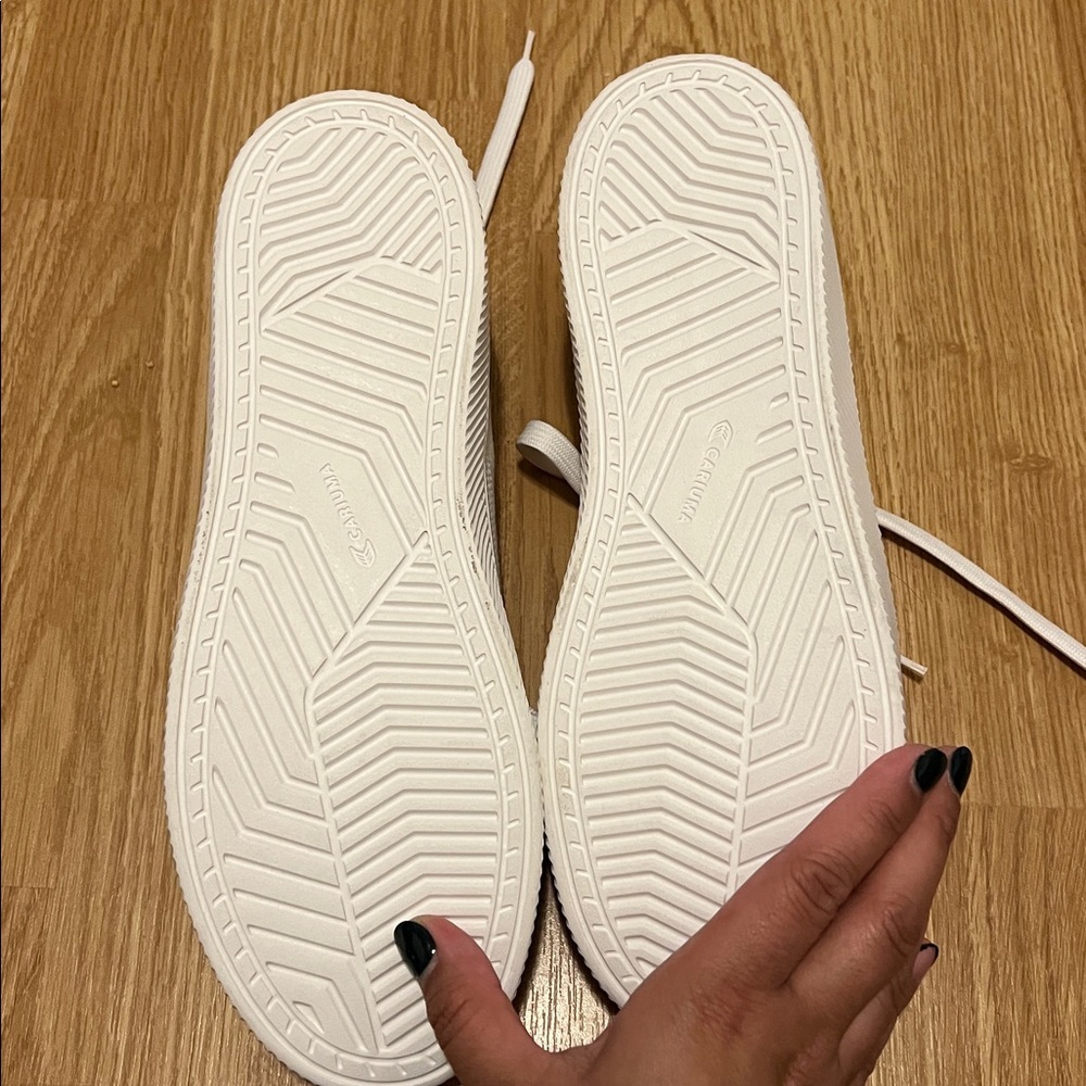 CARIUMA Off White Knit IBI Low Sneakers - Picture 10 of 11